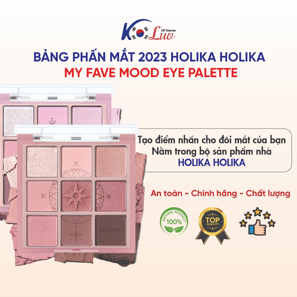 Bảng Phấn Mắt 2023 Holika Holika My Fave Mood Eye Palette