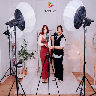 [BẢO HÀNH 12TH] Bộ đèn Livestream Softbox Hình Cầu trợ sáng live stream, chụp ảnh quay video bán hàng Bediro cao cấp