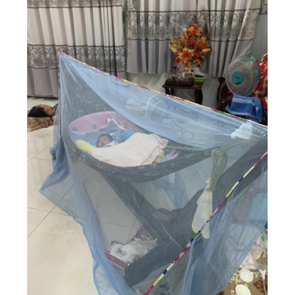 Mùng Nôi, Màn Chụp Võng Tránh Muỗi Cho Bé Loại To Đẹp