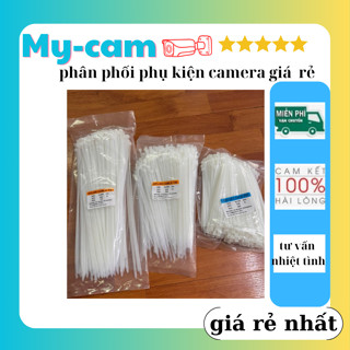 Dây rút nhựa thít nhựa lạt đen trắng 15cm 20cm 30cm loại tốt