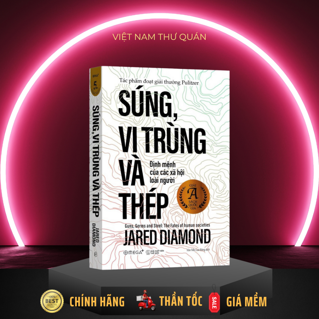 Sách - Súng Vi Trùng và Thép ( Tái bản ) - AlphaBooks
