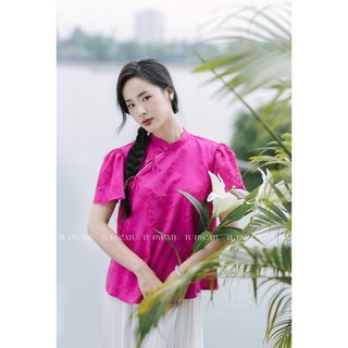 TUBYCATU | Mẫu Tết 2025 Áo lụa Diệu Thanh