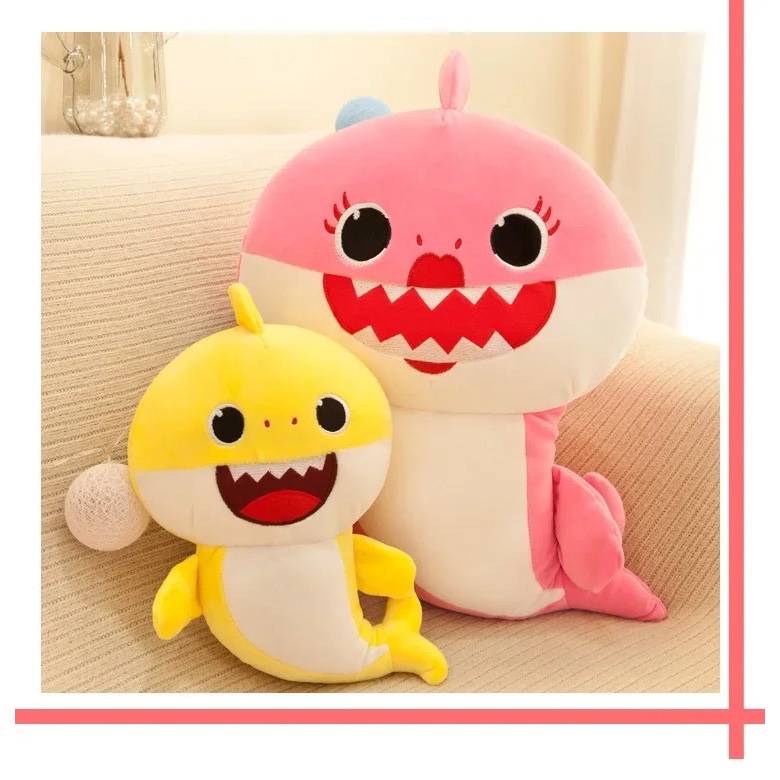 Thú nhồi bông cá mập baby shark đáng yêu - Size từ 30cm - Quà tặng gấu cá mập baby shark nhồi bông