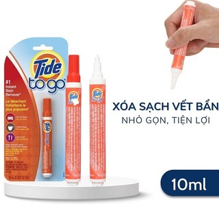 Bộ 3 Cây và 1 cây Viết Tẩy Vết Bẩn Áo Quần Tide To Go Instant Stain Remover Liquid Pen 10ml (Mỹ)