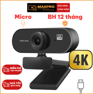 Webcam 4K 2K Livestream có Mic cho PC, Laptop, Trợ sáng cực tốt, webcam pc, cam máy tính pc, webcam usb.