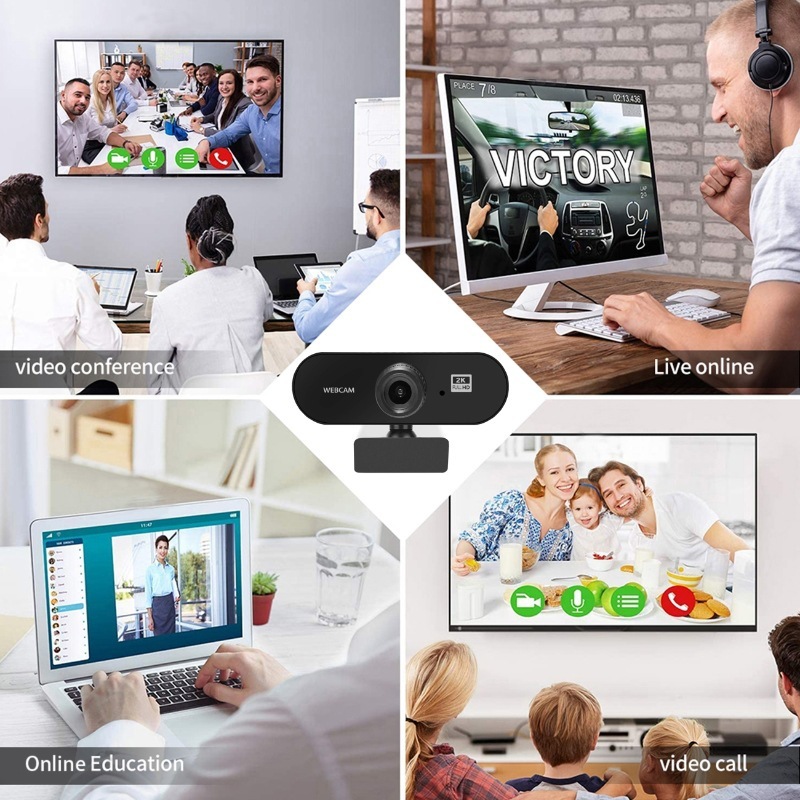 Webcam 4K 2K Livestream có Mic cho PC, Laptop, Trợ sáng cực tốt, webcam pc, cam máy tính pc, webcam usb. | BigBuy360 - bigbuy360.vn