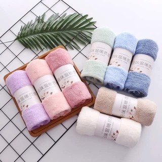 Khăn mặt lông cừu Hàn Quốc - mềm mịn, siêu thấm hút