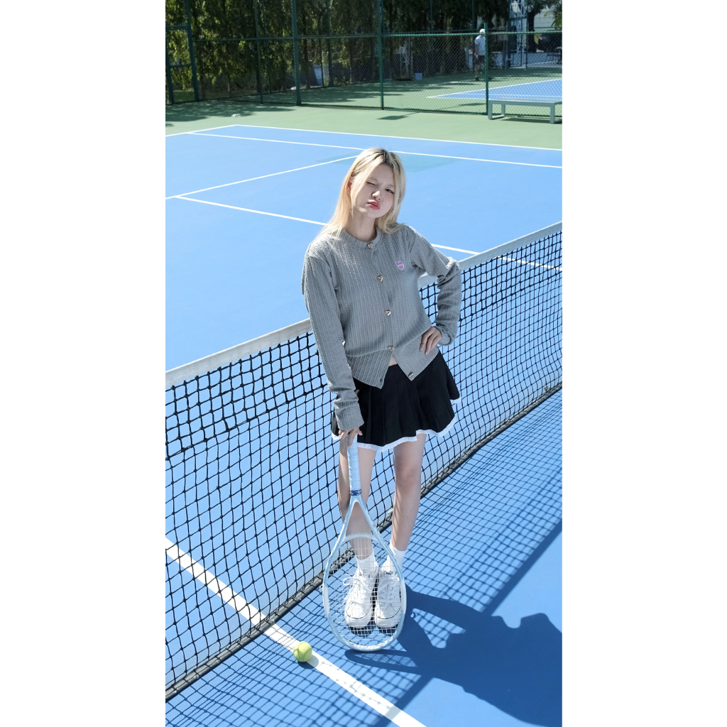 Áo khoác cardigan thun gân len MONÁ - WINDY