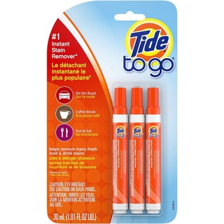 Bộ 3 Cây và 1 cây Viết Tẩy Vết Bẩn Áo Quần Tide To Go Instant Stain Remover Liquid Pen 10ml (Mỹ)