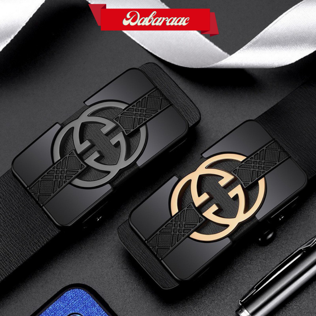 Thắt lưng nam Dabaraac da cao cấp khóa kim loại tự động không gỉ - Cam kết 1 đổi 1 bảo hành 6 tháng TL69