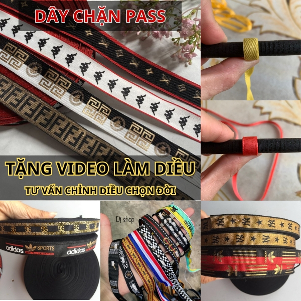 Dây chặn quấn pass diều sáo dây quấn nan buộc pass cuốn pass diều sáo