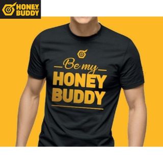 Áo thun tay ngắn Honey Buddy, chất cotton thấm hút tốt, phù hợp mặc tập luyện thể thao
