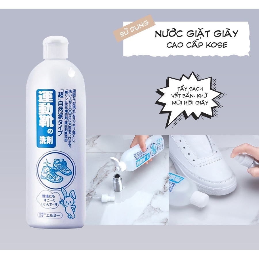 Nước giặt giày cao cấp Kose 500ml