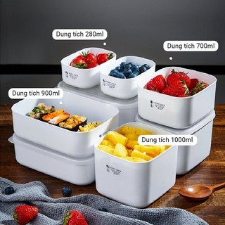 Hộp nhựa đựng thực phẩm White Pack Nhật Bản