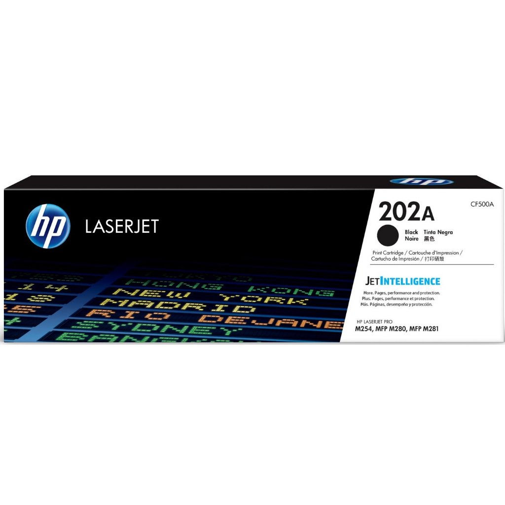 Mực In HP 202A Black Original LaserJet Toner Cartridge (CF500A)