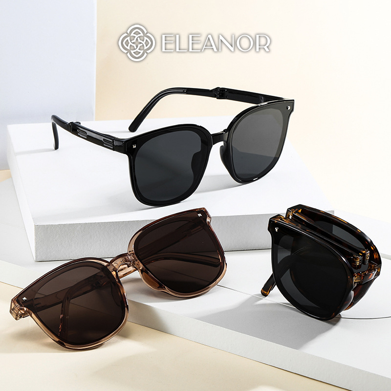 Kính mát nam nữ gấp gọn Eleanor Accessories thiết kế hình vuông phụ kiện thời trang 6042