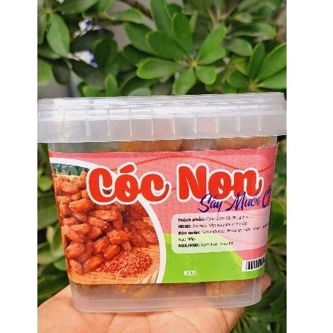 cóc non sấy muối ớt ( hộp 400g)
