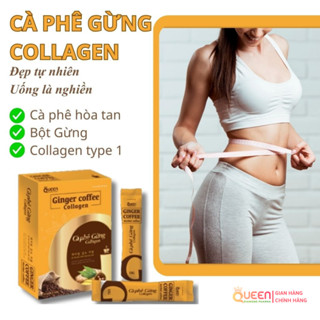 Cà phê gừng Collagen giảm cân, giữ dáng, đẹp da, giảm cân an toàn