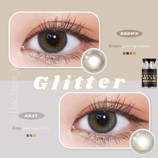 Lens filter nhũ kim tuyến - glitter - giãn tròng vừa