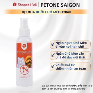 Xịt xua đuổi chó mèo mastercare ngăn bé phóng uế, đi vệ sinh sai chỗ bới túi rác thải tui tiến pet