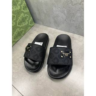  [FREESHIP] Dép DG Mác Full Đen cho bé  dép trẻ em chống trơn trượt SIÊU NHẸ