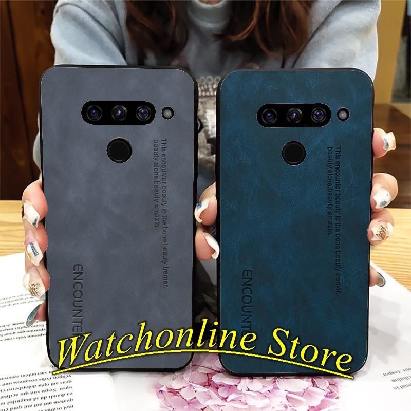Ốp lưng da lộn mịn cho LG V60 LG G6 LG G7 lưng tản nhiệt