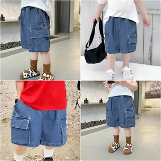 Quần jean bé trai mẫu túi hộp cực đẹp từ 10~30kg