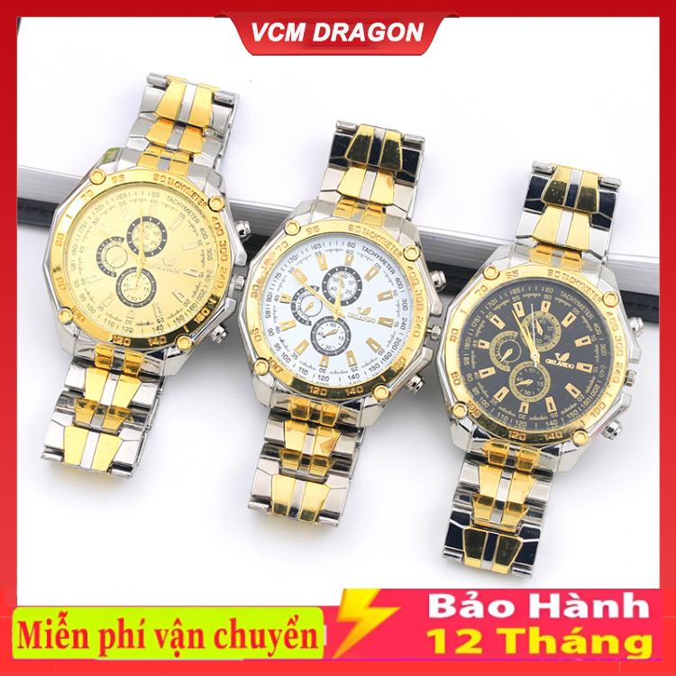 Đồng Hồ Nam ORLANDO 6 Kim Đẳng Cấp Quý Ông, Sang Trọng , Lịch Lãm