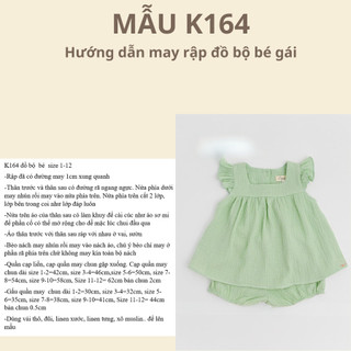 RẬP GIẤY A0 ĐỒ BỘ BÉ K164 (SP LÀ GIẤY KHÔNG PHẢI QUẦN ÁO)