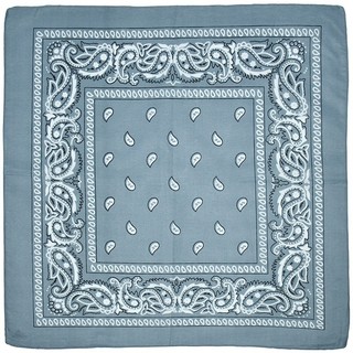 Khăn bandana hiphop turban nam nữ màu xám đen iLita