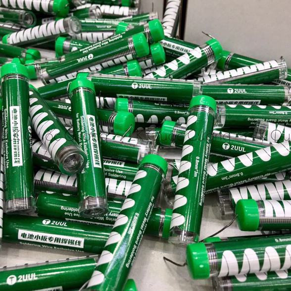 Chì hàn cell pin 2UUL chính hãng 0.8mm x 3m