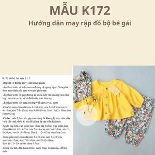 RẬP GIẤY A0 ĐỒ BỘ BÉ K172 (SP LÀ GIẤY KHÔNG PHẢI QUẦN ÁO)
