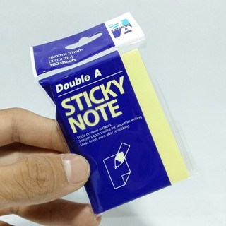Giấy note vàng Double A (3*2, 3*3 và 3*4)