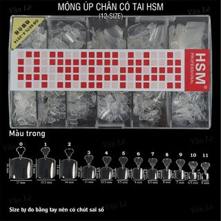 móng úp chân hsm phom chuẩn đủ size
