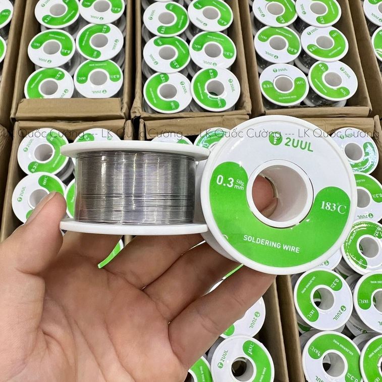 Chì cuộn/ Thiếc (chì) hàn 2UUL SC3 0.3mm x 100m (183 độ)