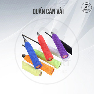 Quấn cán vợt cầu lông bằng vải