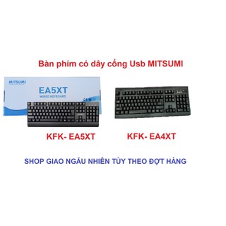 Bàn phím có dây cổng usb mitsumi