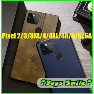 Ốp lưng da dập chữ ferari google pixel 2 3 3xl 3a 3axl 4 4xl 4a 4g 4a 5g pixel6 pixel 6a pixel 6 pro