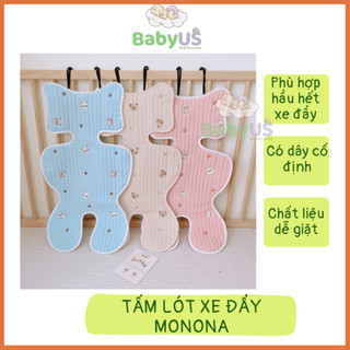 Tấm lót xe đẩy cho bé đệm lót điều hòa Monona/ Molli mềm mại, thoáng khí, phong cách Hàn Quốc [BabyUS]