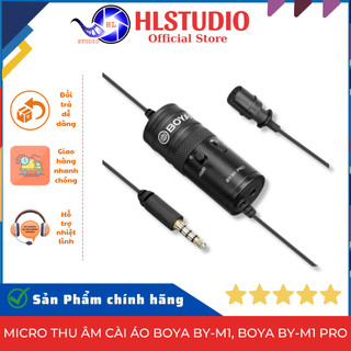 Micro Thu Âm Cài Áo BOYA BY-M1, M1 Pro, M1S, Pro II, M1DM Cho Nhiều Thiết Bị HL Studio