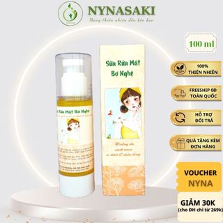 Sữa rửa mặt nghệ bơ giúp trắng da, ngăn ngừa mụn, giảm mụn thâm se khít lỗ chân lông