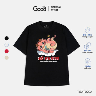 Áo Thun THE GOOD "Dờ Ra Gon Tee", Áo Phông, Áo Unisex Chất Cotton Co Giãn Cổ Tròn Tay Lỡ Form Oversize