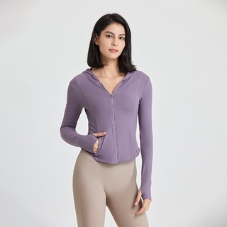 Áo khoác thể thao nữ tập gym, yoga chất vải cao cấp thoáng mát olona ak01