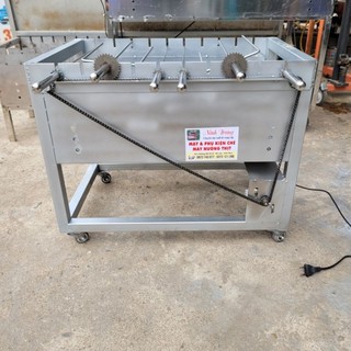 máy nướng thịt , chả ,vịt quay tự động 10 xiên