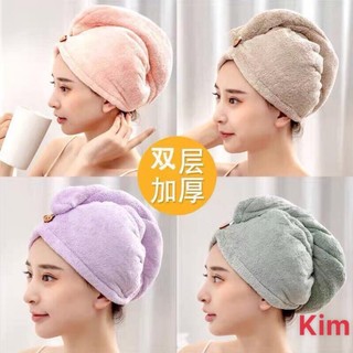Khăn Quấn Ủ Tóc Siêu Thấm Hút, Khăn Lau Khô Tóc Siêu Tốc