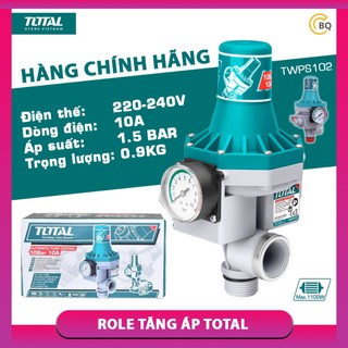 Rơ le bơm tăng áp total twps102 role rơ le máy bơm tăng áp tự động chất lượng điện áp 220v chính hãng cbqs