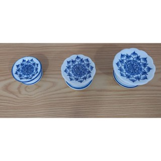 Chân Nến Thờ Cúng Men Lam Bát Tràng - Đế Cắm Nến Gốm Sứ Cao Cấp