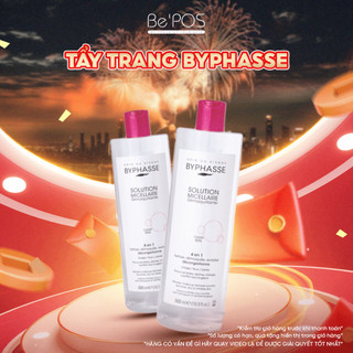 Nước tẩy trang byphasse micellar makeup remover solution dành cho mọi loại da chính hãng 500ml ntt07