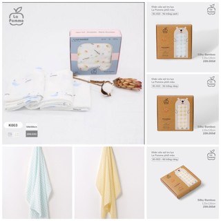 Khăn đa năng sợi tre lụa mềm mại an toàn cho bé 120*120 La Pomme