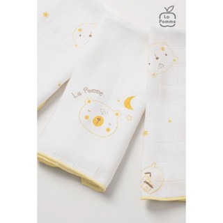 [CHÍNH HÃNG] Set 5 khăn sữa sợi tre lụa mềm mại (30x30) La Pomme